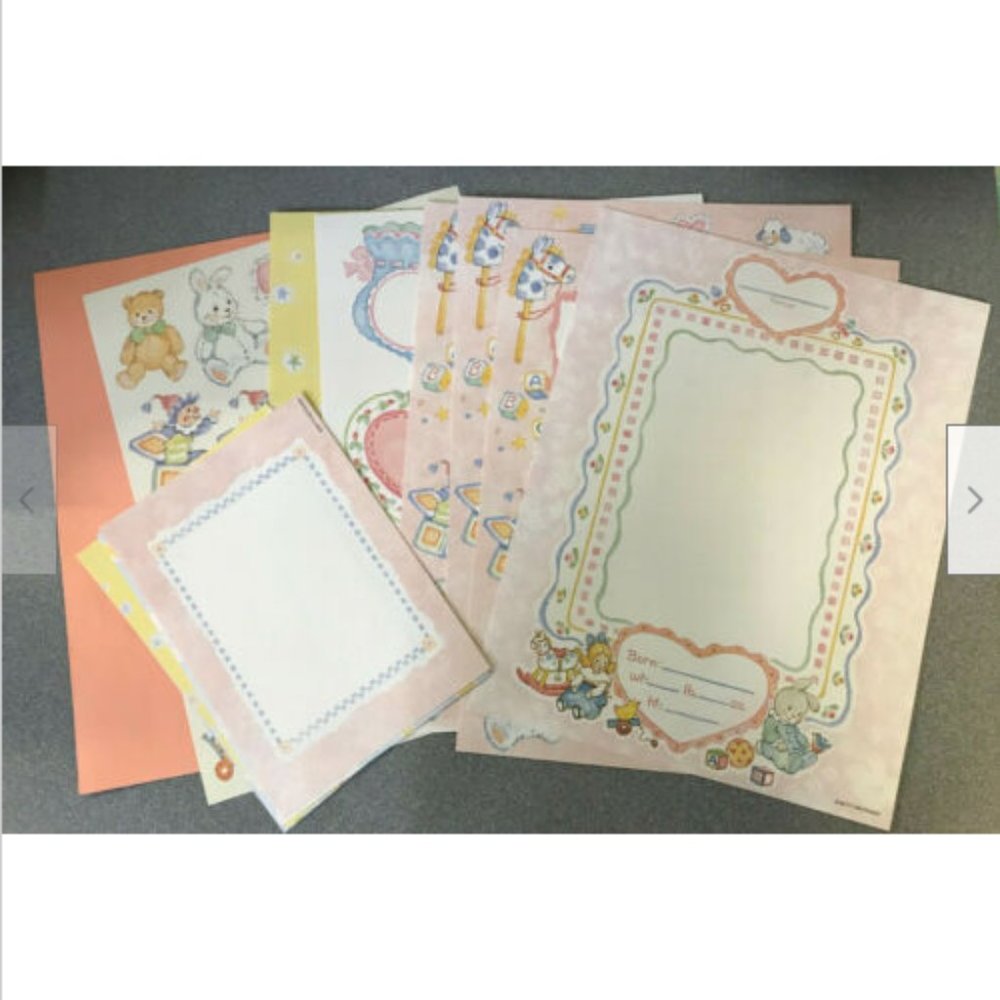 New Pink Baby Girl Scrapbook Pages Betty Whiteaker Infant Memory Journal Book